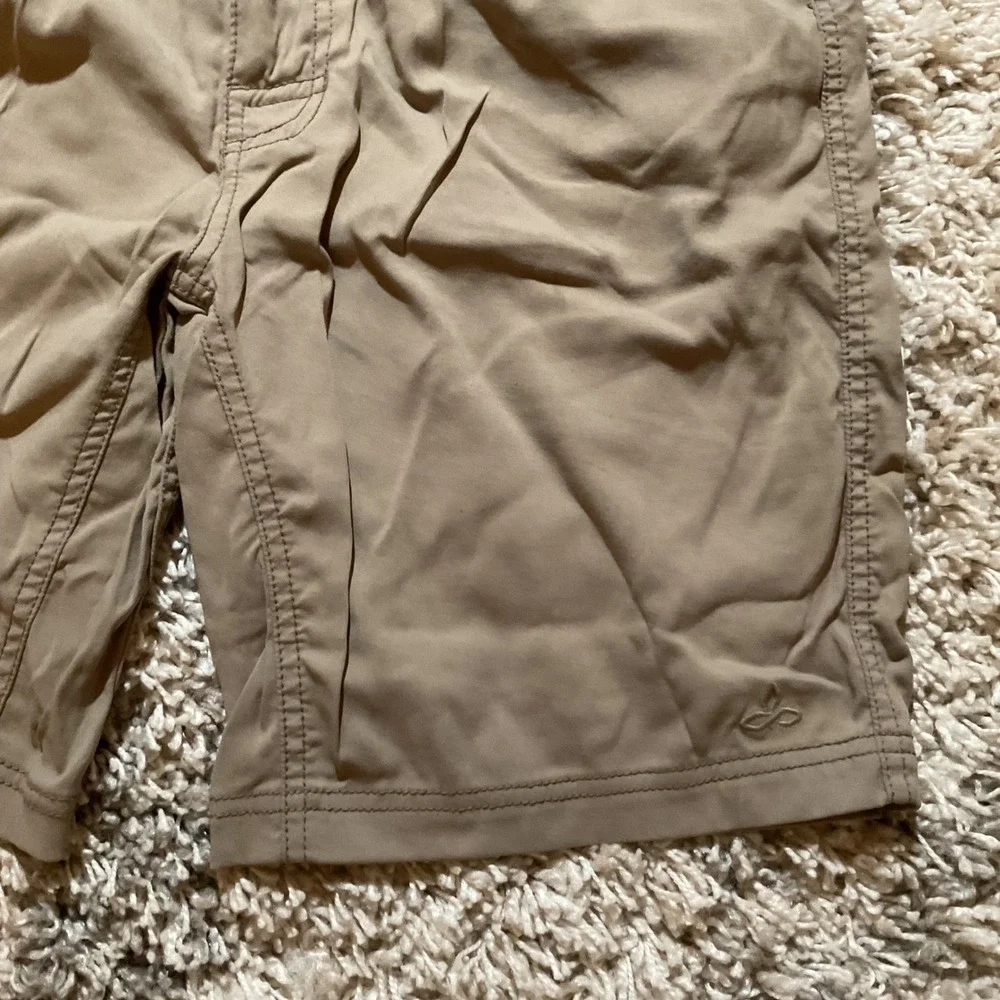 Prana Zion Men 32W x 9L Tan Hiking Outdoor‎ Performance Shorts Stretch Nylon